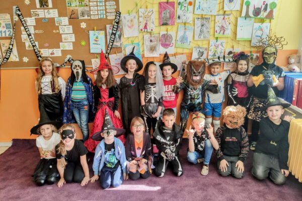 Halloween na 1. stupni - základní škola Žákovská