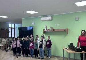 Novoroční koncert ve stacionáři - základní škola Žákovská