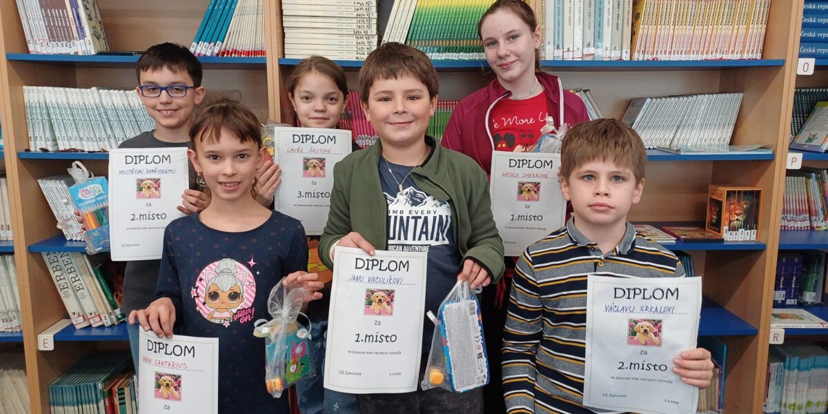 Recitační soutěž na 1. stupni - základní škola Žákovská