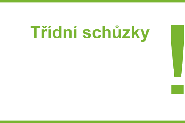 Třídní schůzky - základní škola Žákovská