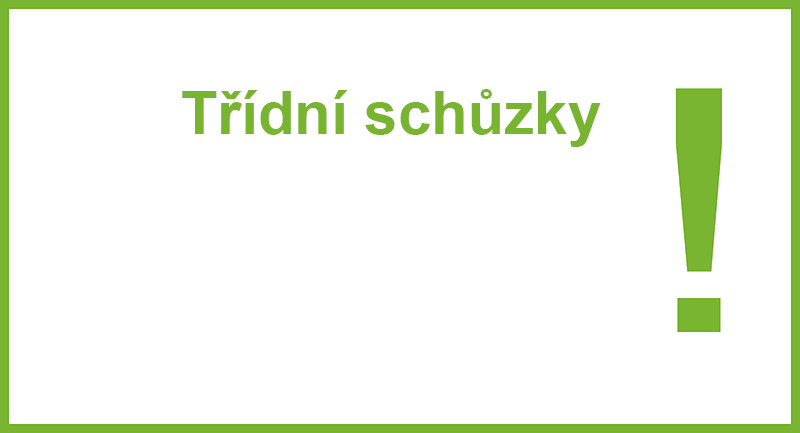 Třídní schůzky - základní škola Žákovská
