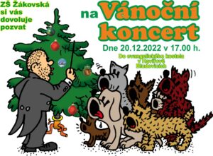 Vánoční koncert - základní škola Žákovská