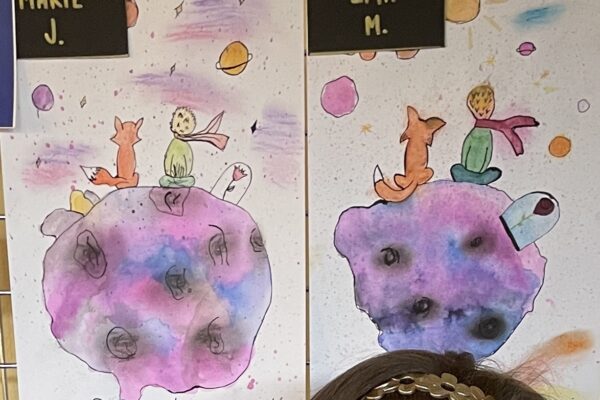 Výtvarný úspěch děvčat ze 4.B - základní škola Žákovská